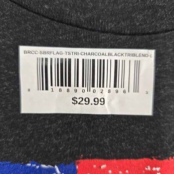 Black Rifle Coffee Company T-Shirt Men's Size Large American Flag AR Gun Patriot - Picture 6 of 7